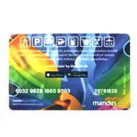 Gambar eMONEY LIVIN by Mandiri WHITE COLORFULL EDITION ORI /Likes eTOLL Flazz dari Toko PEDRO's undefined 2 Tokopedia