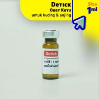 Gambar DETICK 1ml (0-10kg) Obat Kutu Kucing Anjing Kelinci Tetes Ampuh DETIK dari AL Petshop Kemang undefined 2 Tokopedia