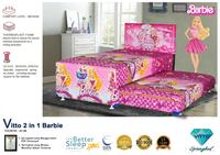 Gambar Bed sorong kasur tidur karakter barbie Vitto 120x200 dari Mebel Online Palembang undefined 2 Tokopedia