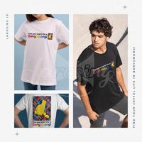 Gambar KAOS BANYUWANGI JOYFUL | S/M/L/XL/XXL/XXXL | COTTON COMBED 24S - Hitam, M dari TOKO KAOS LAROSING BANYUWANGI undefined 3 Tokopedia