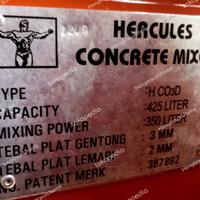 Gambar Hercules Molen 50kg / concrete mixer dari Toko teknik serba murah undefined 3 Tokopedia