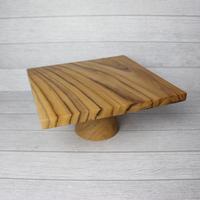 Gambar Tier Cake/ Cake Stand Persegi Kayu Jati - L dari AKARDEWAJATI undefined 1 Tokopedia