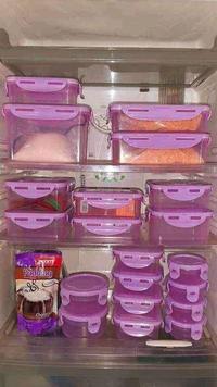 Gambar Tempat Penyimpanan Makanan Smart Mom Candytuft Purple Set Of 20 dari Dapoermomdals undefined 3 Tokopedia
