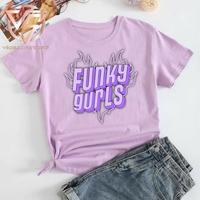 Gambar BAJU WANITA KAOS KATUN CEWEK PREMIUM FUNGKY GURLS S-M-L-XL-XXL-3XL-4XL - Merah Muda, L dari VS vioreen store undefined 1 Tokopedia