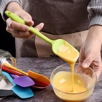Gambar Sendok Spatula Sekop Pengaduk Adonan Kue Silicone / Sekop Kotak [JY] - [ M ] (27cm), Hijau dari Victoria's Needs undefined 1 Tokopedia