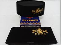 Gambar Kopiah peci songkok hitam NU kuning full ac merek presiden tinggi 9cm - size1 dari toko peci cikarang undefined 4 Tokopedia
