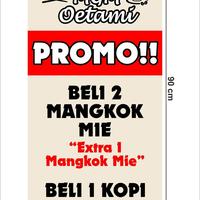 Gambar Standing Banner Hollow 2 sisi Free Design ukuran 45cm x100cm dari Widya Wicaksana Karya undefined 2 Tokopedia