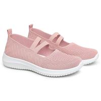 Gambar SEPATU RAJUT SLIP ON WANITA OLAHRAGA TANPA TALI SPORT SHOES A-14 - BLACK, 36 dari STORECLOTHINGG undefined 1 Tokopedia