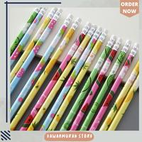 Gambar Pensil Motif Buah Lucu Set 12 Pcs / Pensil Anak 1 Lusin 12 Pcs - Biru dari KAWANMURAH STORE undefined 2 Tokopedia