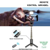 Gambar T&W Mini Selfie Stick Fill Light Tongsis Phone Tripod Stand Remote dari TNW Tech undefined 5 Tokopedia