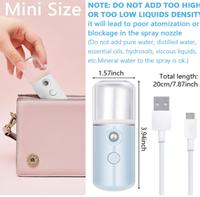Gambar Portable Nano Mist Spray Water Facial Cooling Semprotan Air Wajah USB dari Elektronik1688 undefined 3 Tokopedia