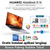 Gambar Huawei MateBook D16 i7-12700H 16Gb 512Gb Iris Xe 16" IPS Windows dari accesoriesku IT Surabaya undefined 1 Tokopedia