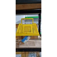 Gambar Aquarium Mini Pet Home Rumah Kurakura Tempat ikan kecil - size M - Merah dari the one petstore undefined 4 Tokopedia