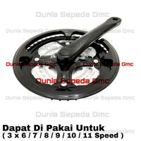 Gambar Crank Set Sepeda MTB Lipat Fixie Prowheel Alloy 3 Chainring gir gear dari Dunia Sepeda Gmc undefined 4 Tokopedia