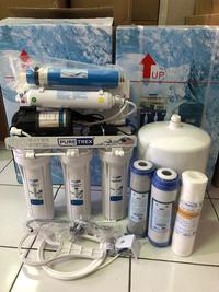 Gambar PUREtrex Mesin RO Gantung Reverse Osmosis 100 GPD 7 Step Mineral - + Infrared, UV 1 GPM dari FilterAza undefined 1 Tokopedia