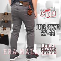 Gambar Celana Chino Panjang Pria Big Size Jumbo Original Reguler Fit Distro P - Mocca, 35/36 dari Namanya Juga Usaha undefined 1 Tokopedia