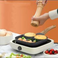 Gambar Panci 3in1 Sekat Lubang Frying Pan Teflon Peralatan Masak Dapur Wajan dari uniklucugrosir undefined 4 Tokopedia