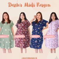 Gambar Daster Midi Murah Dress Bali Kekinian - Inez Black dari dasterboboo undefined 1 Tokopedia