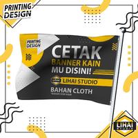 Gambar Custom Free Design Cetak Spanduk Umbul Umbul Banner Cloth Semi Kain - Desain Sendiri, TC (L:80) dari Kamuin Store undefined 1 Tokopedia