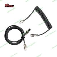 Gambar Royal Kludge Coiled Aviator Kabel Type-C USB-C Cable dari Cherry Electronics undefined 1 Tokopedia