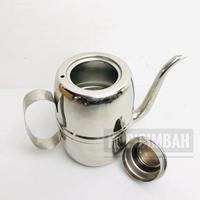 Gambar Kettle Gooseneck Teko Ketel Leher Angsa 540 ml Stainless Pour Over dari Kopi Simbah Coffee Tools undefined 4 Tokopedia