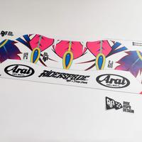 Gambar STICKER DECAL SPOILER ARAI RR5 - RUSSEL WHITE - M dari Team Ride undefined 1 Tokopedia