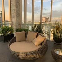 Gambar Daybed Rotan Sintetis Outdoor Kolam Renang, Sofabed Orbit dari GmboerS Gallery undefined 3 Tokopedia