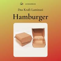 Gambar Box / Dus / Kemasan / Tempat / Tray Burger Kraft Paper dari Avokardus undefined 1 Tokopedia