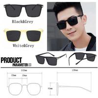 Gambar Kacamata Hitam Pria Model Vintage Kotak UV400 High Quality dari JJ Online Shop ID undefined 1 Tokopedia