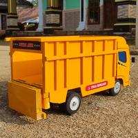 Gambar Miniatur mobil truk oleng kayu mainan mobilan truck anak laki P 42cm - Kuning, POLOSAN dari Rh Accesories undefined 2 Tokopedia