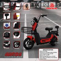 Gambar Sepeda Listrik Pacific E-Bike Argos Garansi Resmi By Pacific - Ruby Red dari BRECHT.ID OFFICIAL STORE undefined 4 Tokopedia