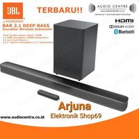 Gambar JBL BAR 21 Deep Bass MK2 Soundbar 2.1Ch Wireless Subwoofer BAR21 dari Arjunaelektronikshop69 undefined 2 Tokopedia