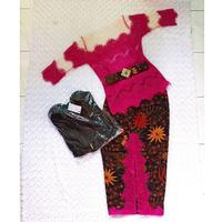 Gambar paket Lengkap Kebaya rangrang Bali Rok modifikasi - XL dari Radha kebaya undefined 4 Tokopedia