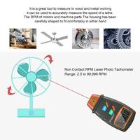 Gambar Digital Laser Tachometer DT-2234C+ Non Contact Photo RPM Speedometer dari CV. Teknologi Tepat Guna undefined 2 Tokopedia