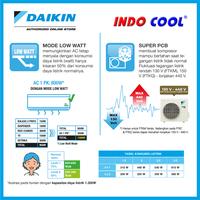 Gambar AC DAIKIN FLASH INVERTER 1/2 PK 1/2PK FTKQ15 dari INDO COOL undefined 5 Tokopedia