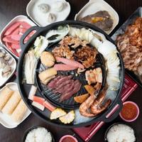 Gambar PANGGANGAN BARBEQUE 2 IN 1 HOT POT SUKIYAKI KOREAN BULGOGI GRILL PAN dari Nyonya Hajati_NEW undefined 1 Tokopedia
