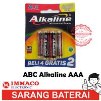 Gambar Baterai -ABC ALKALINE (AAA) - ISI 6 dari Sarang Baterai undefined 1 Tokopedia