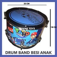 Gambar MAINAN MUSICAL BABY DRUM DRUMBAND BASS DRUM ANAK BESI - Motif Cowo Acak dari Nine Toys undefined 1 Tokopedia