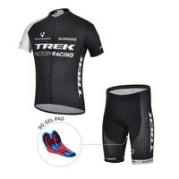 Gambar Setelan Jersey Sepeda Trek Lengan Pendek + Celana Padding Mtb Roadbike - Hitam, M dari MaulanaStoreX undefined 1 Tokopedia