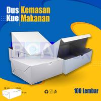 Gambar KOTAK KUE - BOX - DUS MAKANAN - UK 12X16 - POLOS - ISI 100 PCS JAKARTA dari BCA PACK JAKARTA undefined 1 Tokopedia