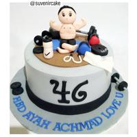 Gambar Cake Gym/kue ulang tahun gym/kue ultah gym/kue ultah tema gym/Gym - Vanilla, 20cm dari kue ulang tahun custom undefined 1 Tokopedia