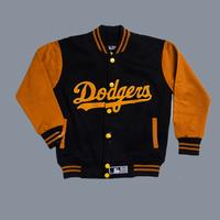 Gambar jaket anak varsity baseball cream lengan navy - dodger oren htm, M dari JAVVA CLOTHES undefined 2 Tokopedia