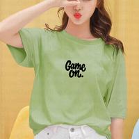 Gambar DINO CLOTHING - KAOS GAME ON/ PAKAIAN WANITA PRIA /OVERSIZE TSHIRT - Putih, S dari This is Dino undefined 1 Tokopedia