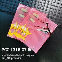 Gambar Plastik Mooncake 150gr - 180gr PCC 1316-07 Gold Kue Bulan Pia Cookies - RED dari Castellys Packaging undefined 4 Tokopedia