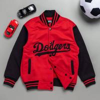 Gambar jaket anak varsity baseball dodgers orange lengan hitam - dodger htm oren, M dari JAVVA CLOTHES undefined 3 Tokopedia