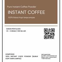 Gambar bubuk kopi instant tanpa ampas / instant coffee powder 1kg dari Fit and well undefined 2 Tokopedia