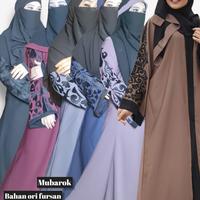 Gambar BONUS PASMINA ABAYA MUBAROK ORI FURSAN CRISTAL CREPE ALKHATIB - Navy, XXL dari Original Alkhatib Collection undefined 1 Tokopedia