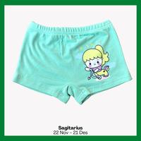 Gambar Celana Pendek Pop Boxer Anak Perempuan 6 - 12 Tahun M L XL - Pisces, M dari Kimchan Shop undefined 4 Tokopedia