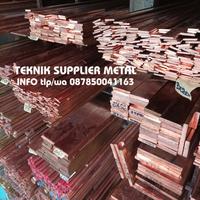 Gambar Plat Tembaga Busbar 10 mm x 60 mm x 1 meter - busbar tembaga murni dari TEKNIK SUPPLIER undefined 3 Tokopedia