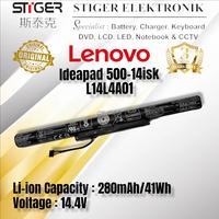 Gambar Baterai Battery Original New Laptop Lenovo Ideapad 500-14isk L14L4A01 dari Stiger Elektronik Shop undefined 2 Tokopedia